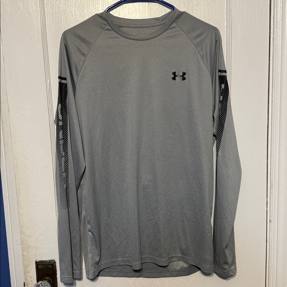 Under Armour Steel Gray Performance Top